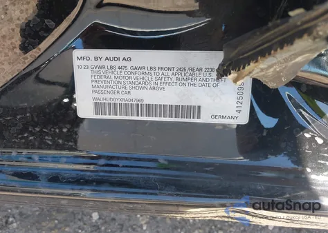 2024 Audi A3 Premium Plus 40 Tfsi Quattro S Tronic z USA, uszkodzony, nr VIN WAUHUDGYXRA047969